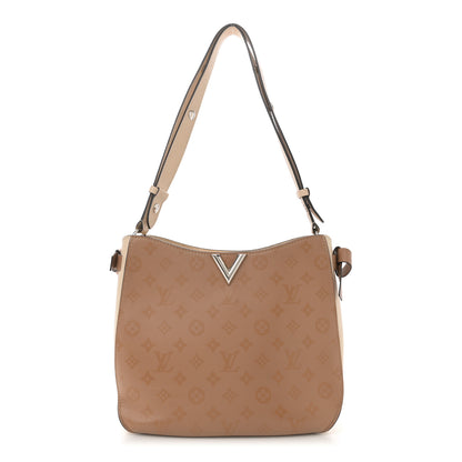 Louis Vuitton Cuir Plume Cuir Ecume Very Hobo Sesame Creme 1 of 13
