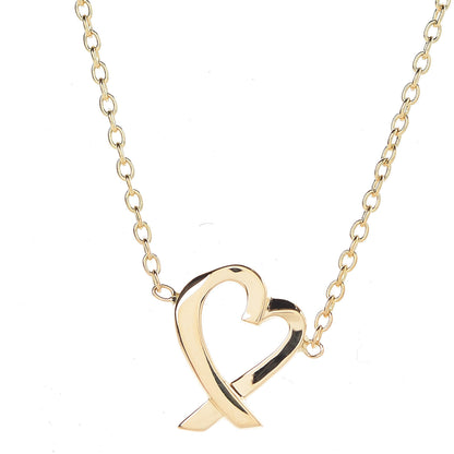 Tiffany 18K Yellow Gold Mini Paloma Picasso Loving Heart Pendant Necklace 7 of 7