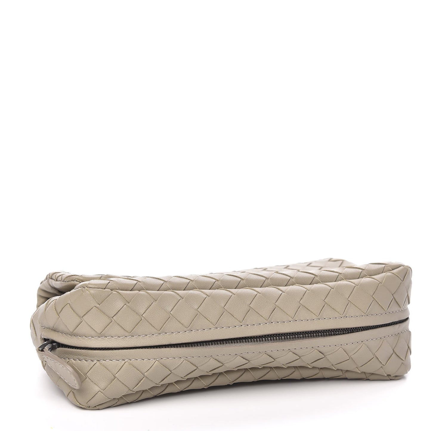 Nappa Intrecciato Mini Chain Messenger Fume