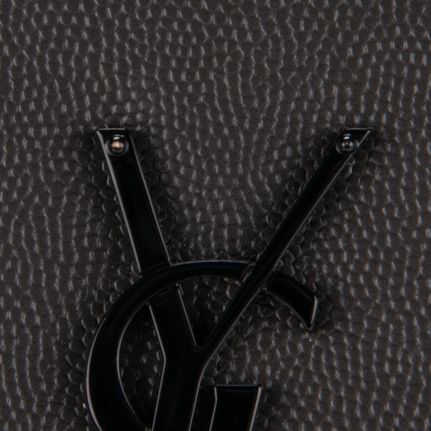 Saint Laurent Grain De Poudre Medium Classic Monogram Kate Satchel Coal 7 of 7