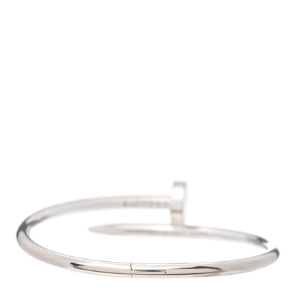 Cartier 18K White Gold Juste Un Clou Bracelet 16 3 of 4