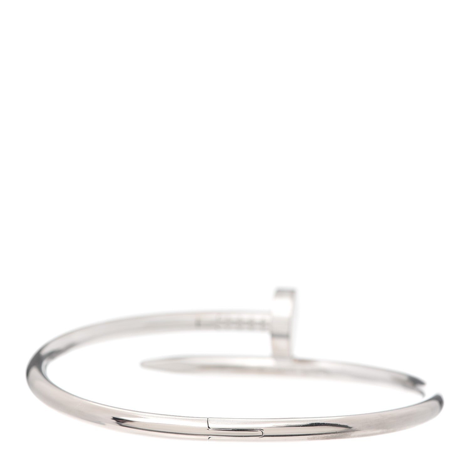 Cartier 18K White Gold Juste Un Clou Bracelet 16 3 of 4