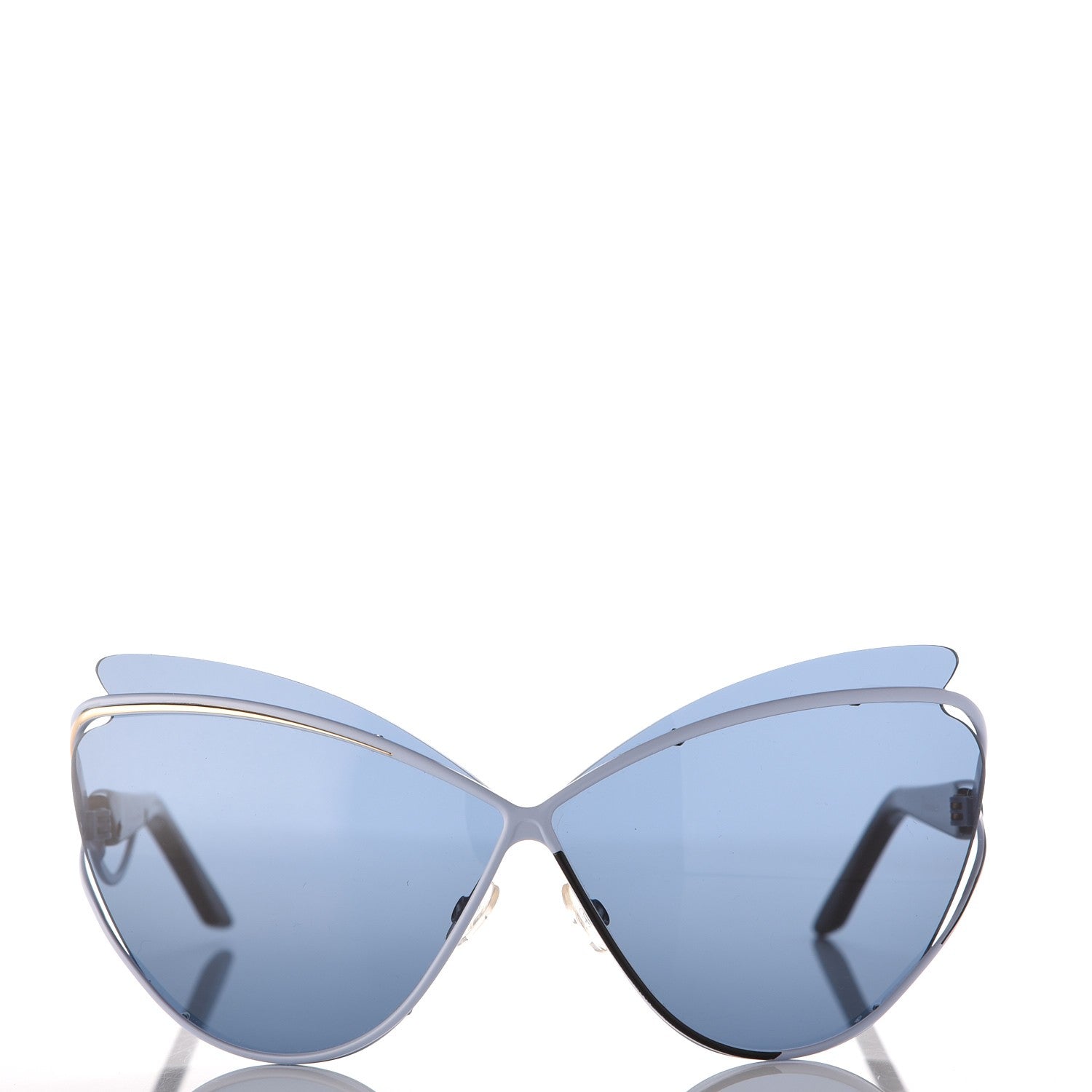 Christian Dior Audacieuse 1 Cat Eye Sunglasses Military Blue 2 of 7