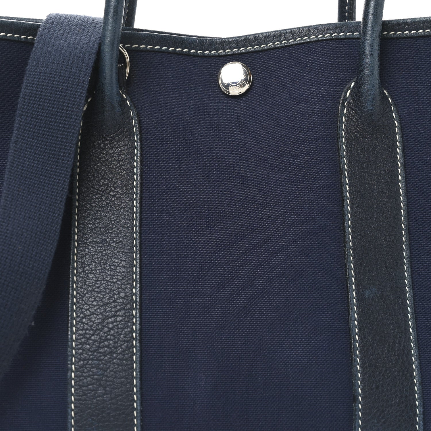 Hermes Toile Buffle Skipper Garden Party 30 TPM Bleu Marine Black 9 of 13