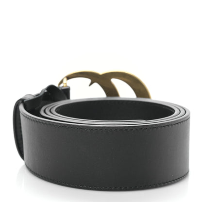 Gucci Calfskin Double G 40mm Belt 85 34 Black 2 of 5