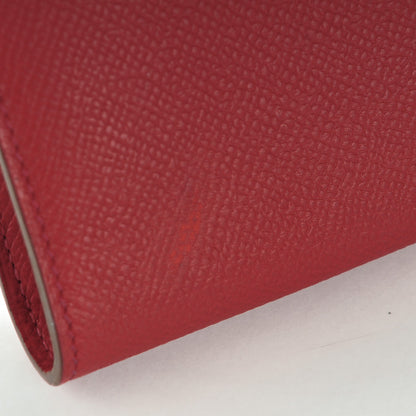 Hermes Epsom Kelly Longue Wallet Rouge Vif 10 of 10