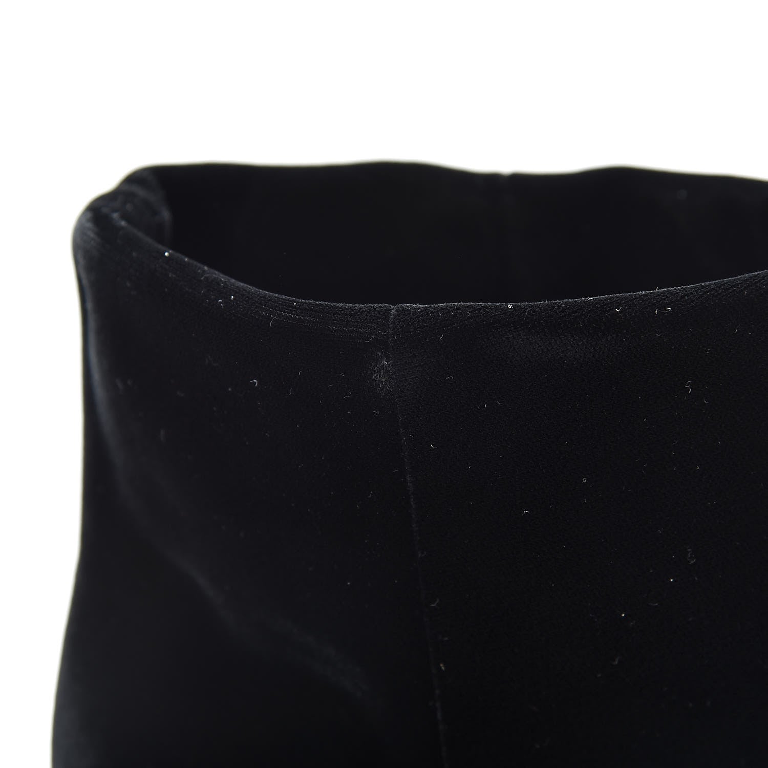 Saint Laurent Velvet Freja 105 Ankle Booties 35.5 Black 13 of 14