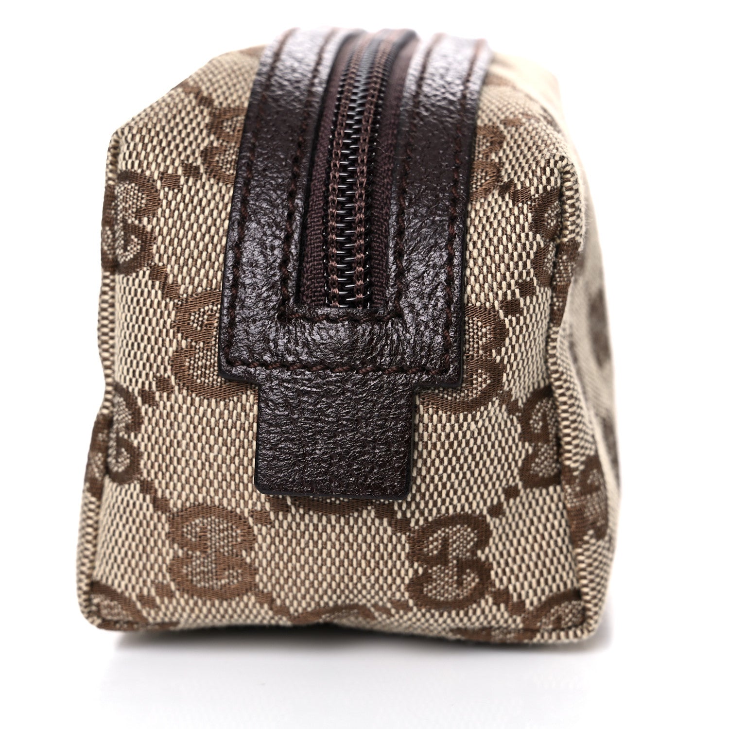 Gucci Monogram Small Balthus Cosmetic Case Beige Ebony Cocoa 10 of 12