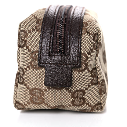 Gucci Monogram Small Balthus Cosmetic Case Beige Ebony Cocoa 10 of 12