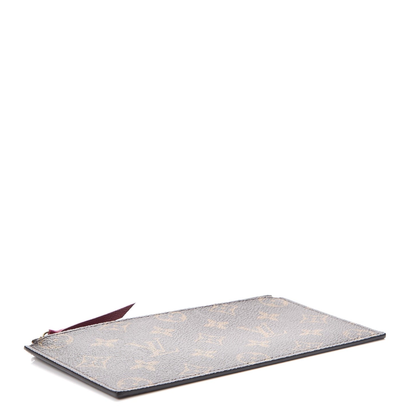 Monogram Felicie Chain Wallet Zippered Insert Fuchsia