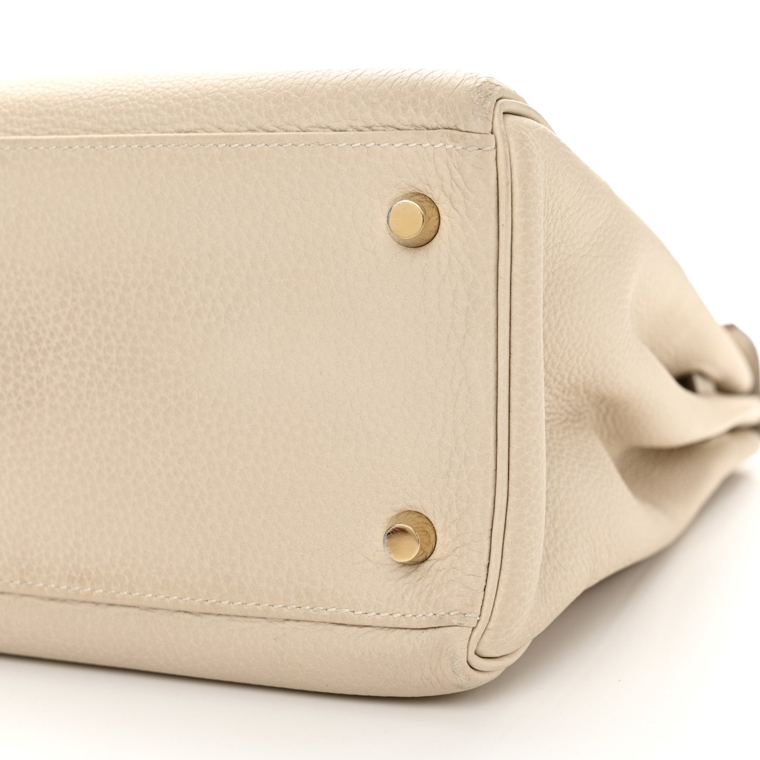 Hermes Togo Kelly Retourne 32 Craie 10 of 26