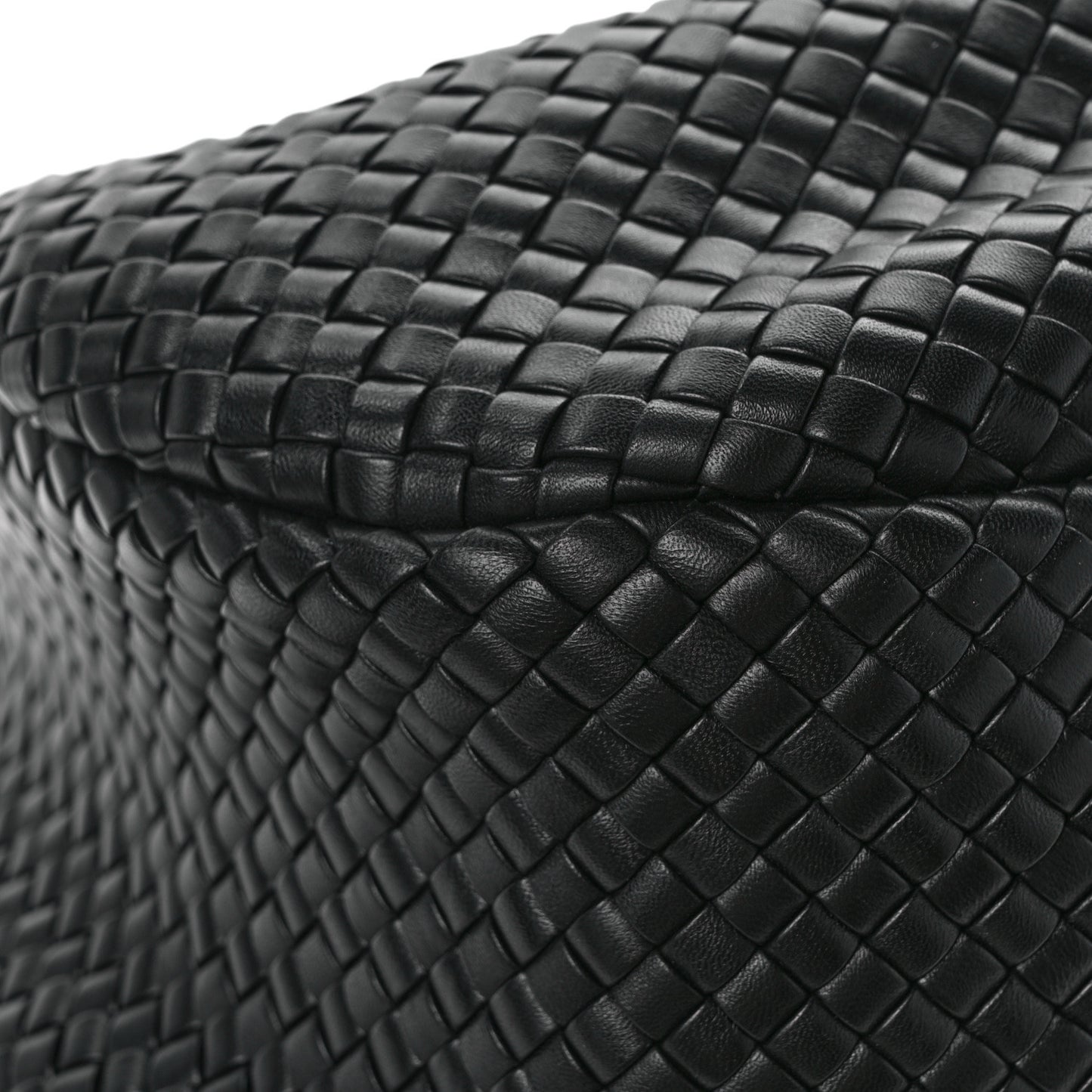 Lambskin Intrecciato Padded Jodie Black