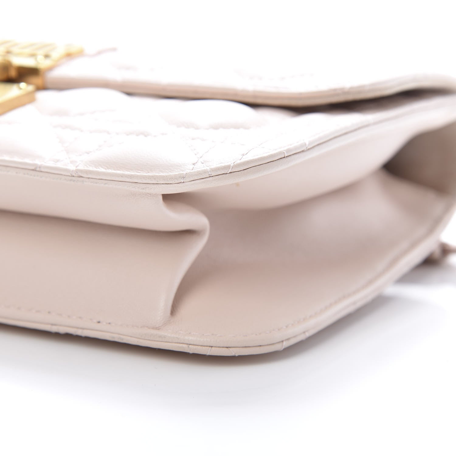 Christian Dior Lambskin Cannage Large Dioraddict Flap Rose Poudre 10 of 12