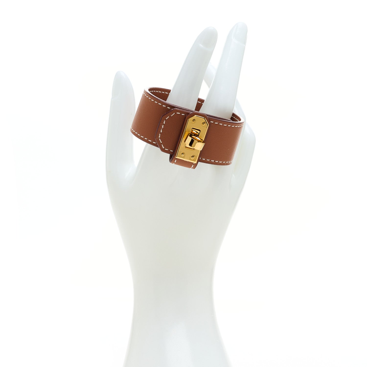 Hermes Swift Kelly Twist Bracelet T1 Gold 2 of 4