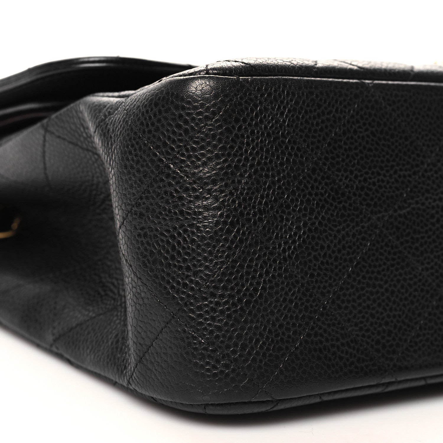 Chanel Caviar Quilted Jumbo Double Flap Black 9 of 10