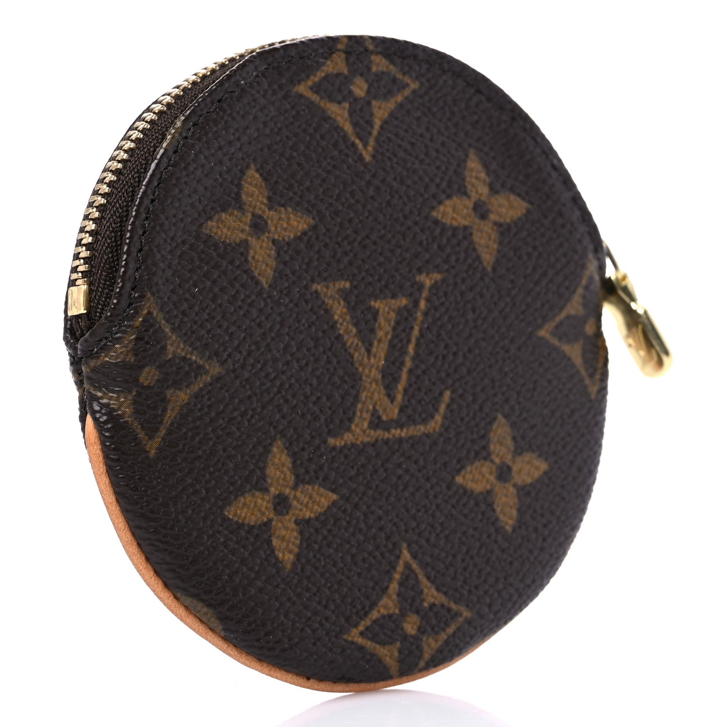 Monogram Round Coin Purse