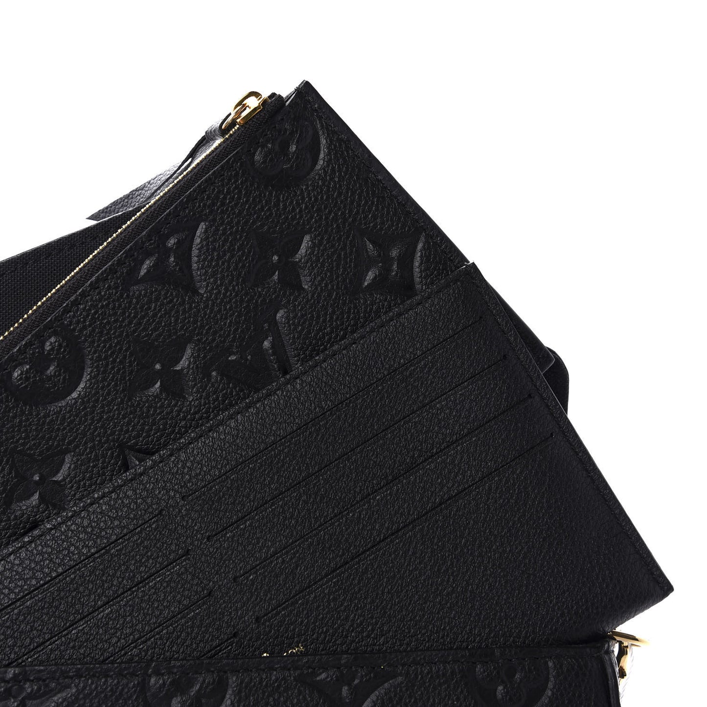 Empreinte Pochette Felicie Chain Wallet Black