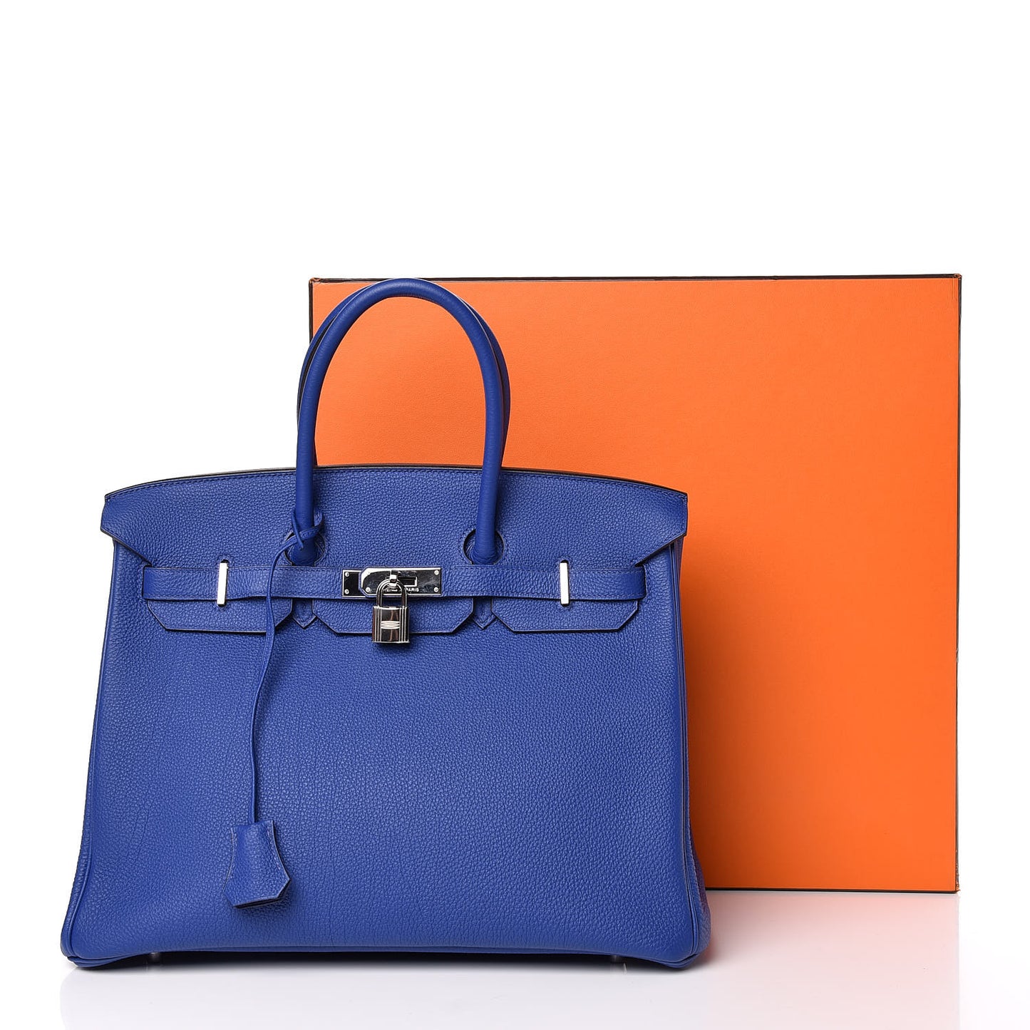 Togo Birkin 35 Bleu Electrique