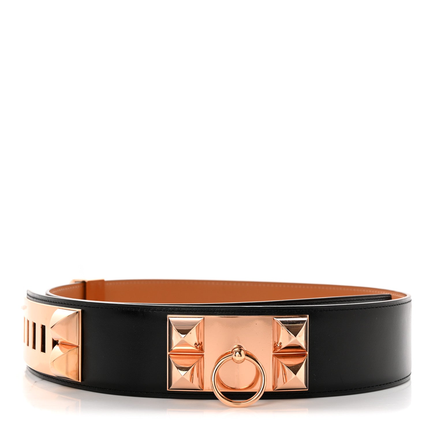 Hermes Box Collier De Chien CDC Belt 85 34 Black 1 of 8
