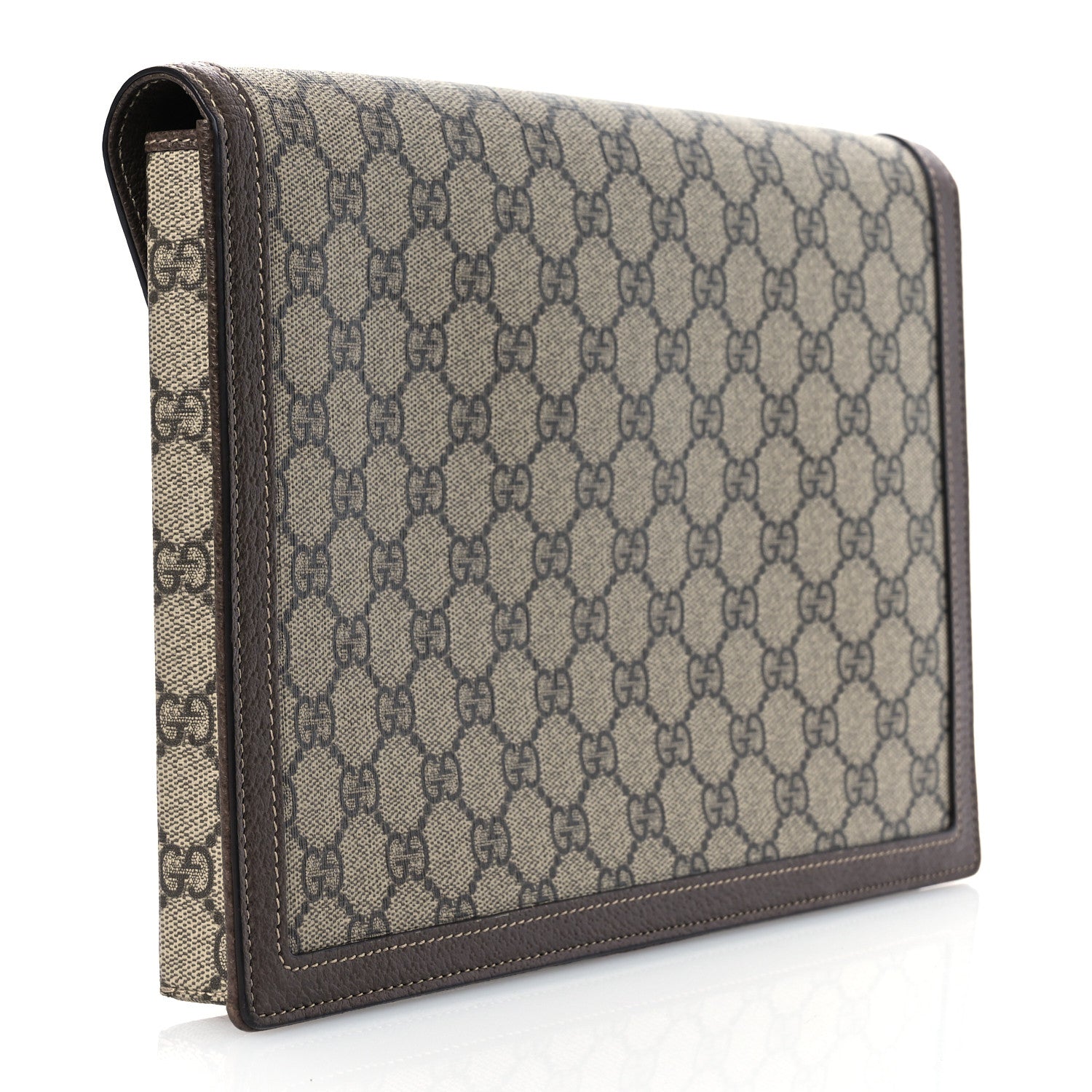 Gucci GG Supreme Monogram Web Ophidia Clutch Beige New Acero 3 of 11