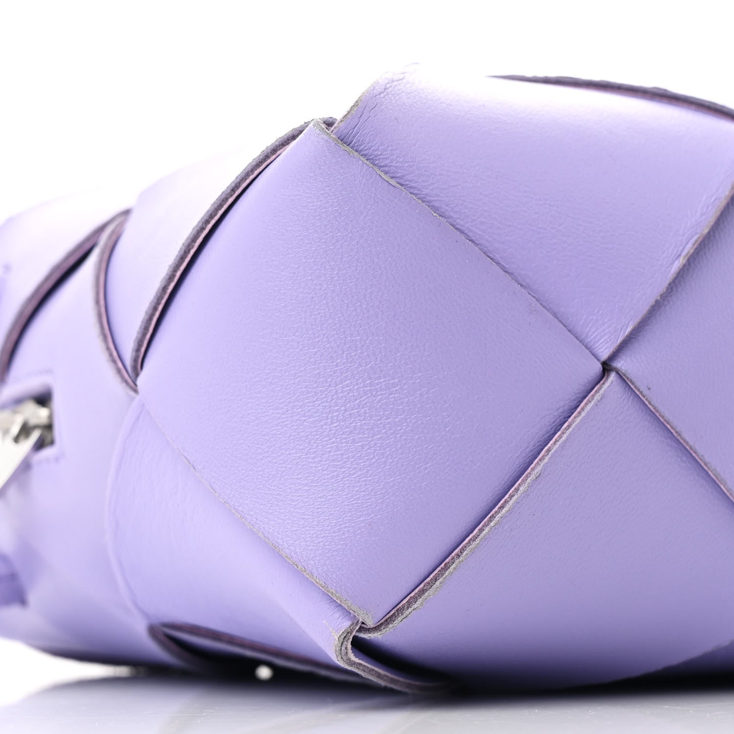 Bottega Veneta Lambskin Intreccio Small Cassette Camera Bag Wisteria 8 of 9