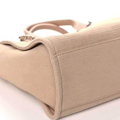 Chanel Mixed Fibers Small Deauville Tote Beige 13 of 15