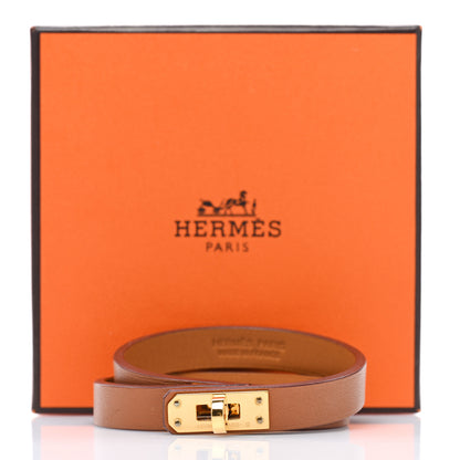 Hermes Swift Mini Kelly Double Tour Bracelet T2 Gold 5 of 5
