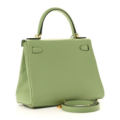 Hermes Evercolor Kelly Retourne 28 Vert Criquet 3 of 11