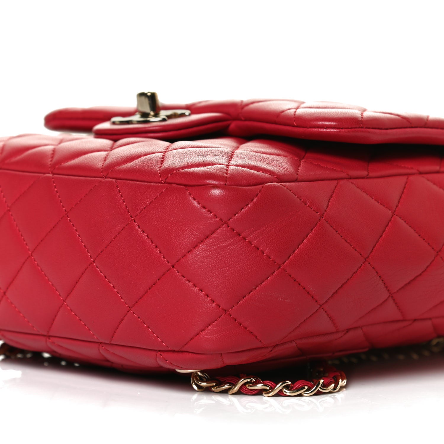 Chanel Lambskin Quilted Small In Seoul Backpack Red 9 of 11