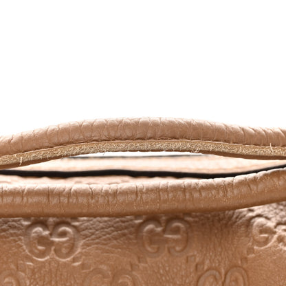 Gucci Guccissima Medium Techno Horsebit Hobo Taupe 14 of 17