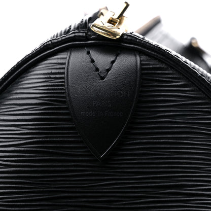 Louis Vuitton Epi Keepall 45 Black 6 of 15
