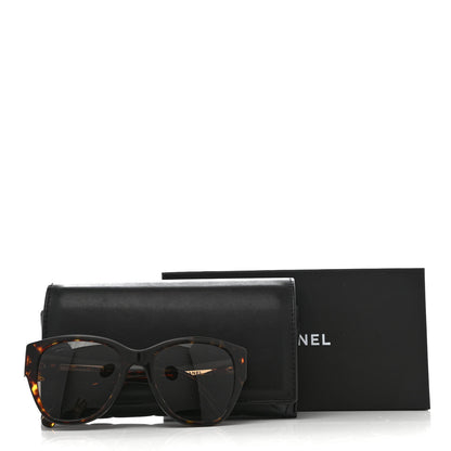 Chanel Acetate Polarized Butterfly CC Sunglasses 5412 Tortoise 8 of 8