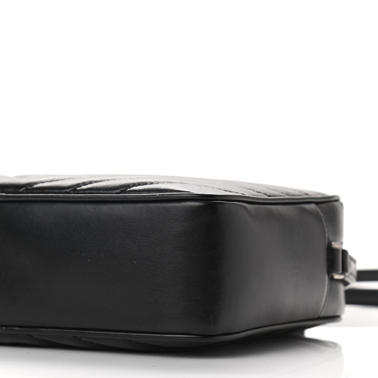 Calfskin Matelasse Monogram Lou Camera Bag Black