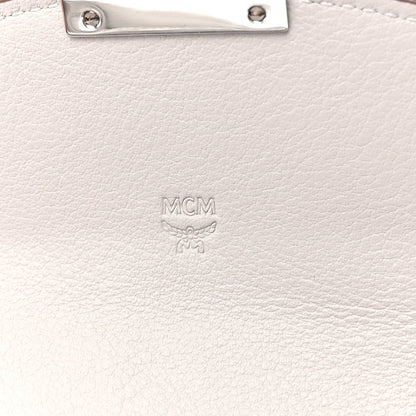 MCM Calfskin Ottomar Large Patricia Wallet On Chain Grey 6 of 10
