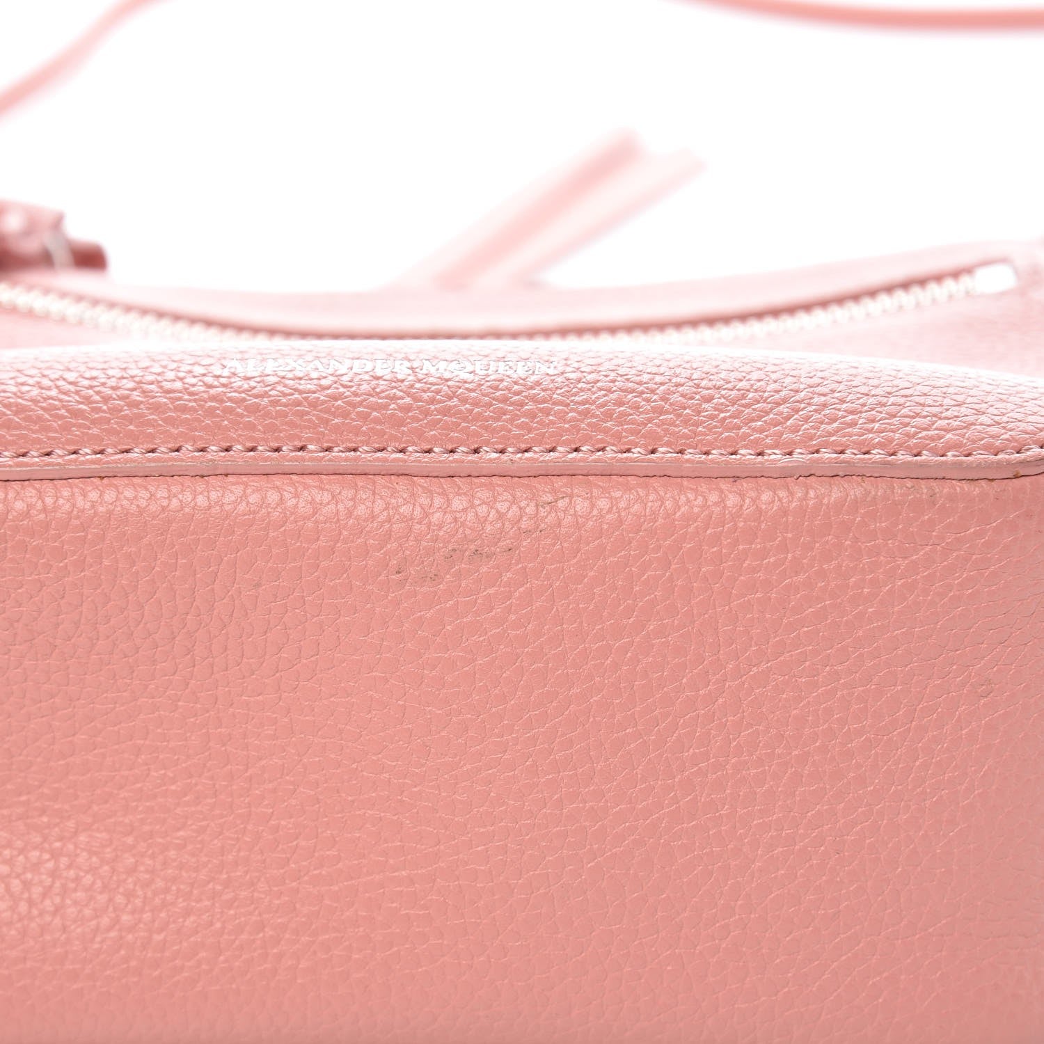 Alexander McQueen Calfskin Skull Camera Shoulder Bag Pink 9 of 10