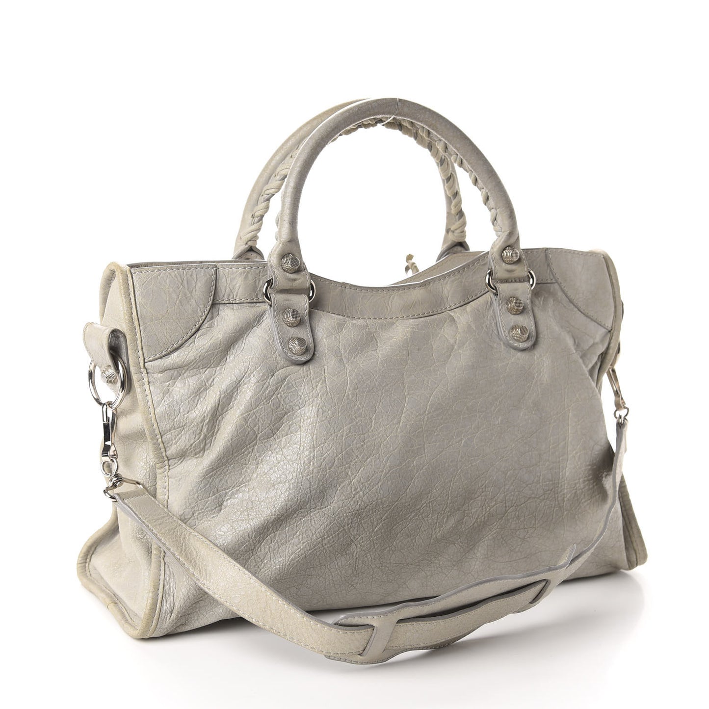 Agneau Giant 12 Silver Hardware City Gris Ciment