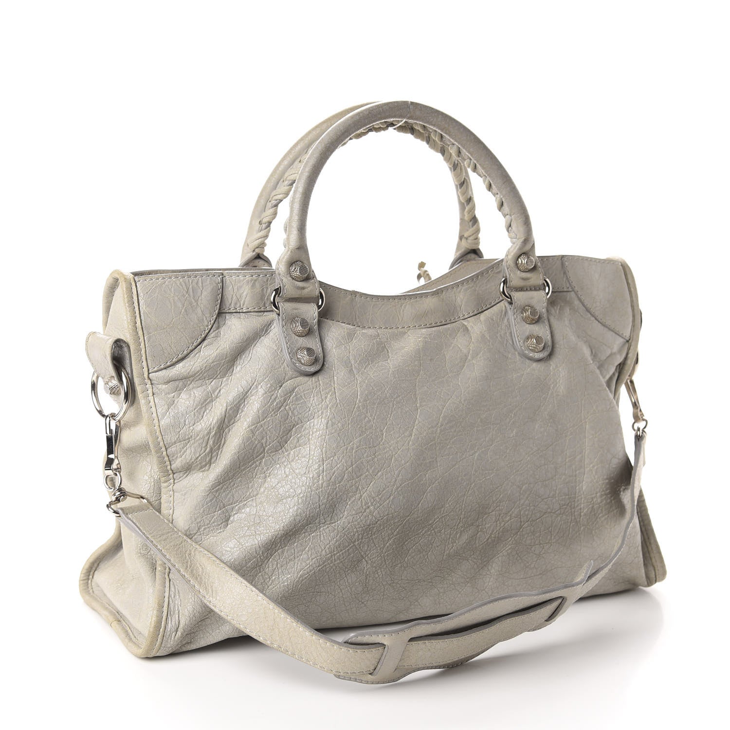 Balenciaga Agneau Giant 12 Silver Hardware City Gris Ciment 3 of 12
