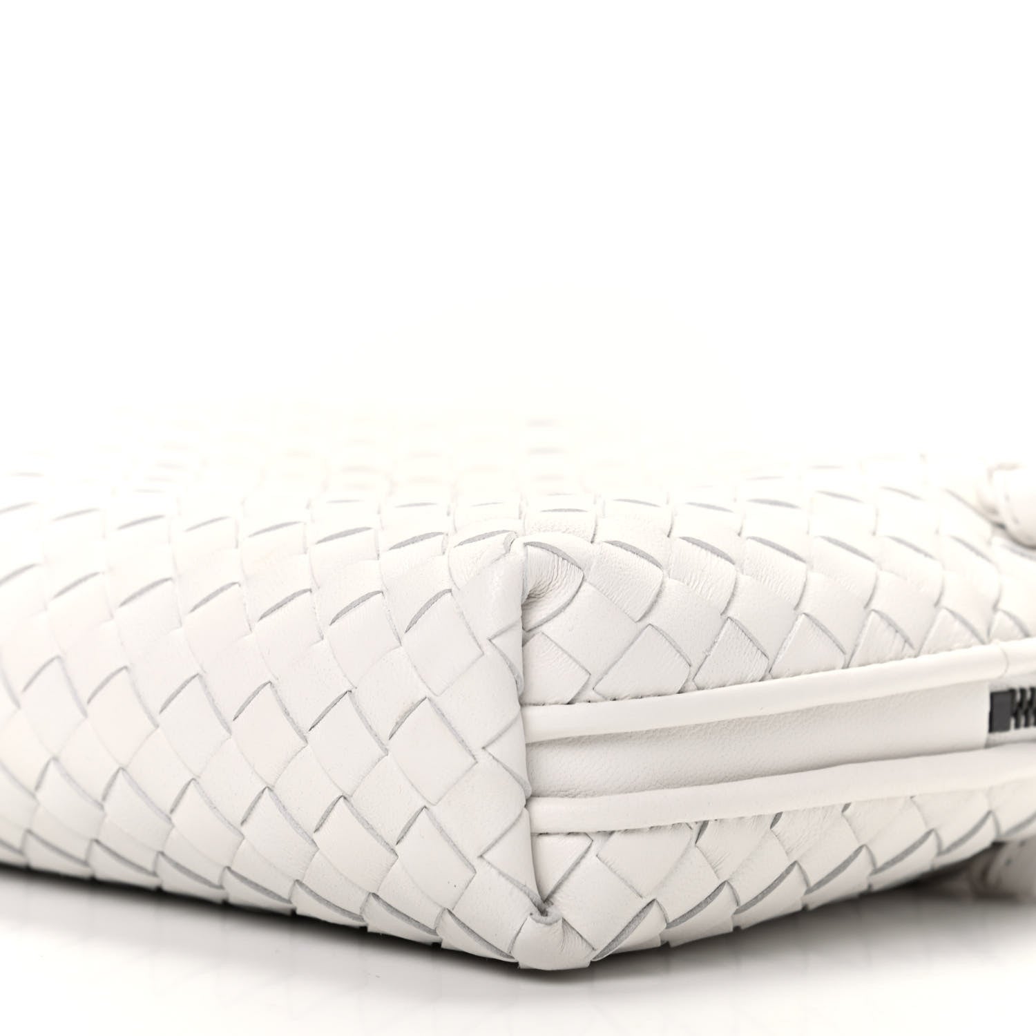 Bottega Veneta Nappa Intrecciato Nodini Crossbody Messenger White 7 of 9