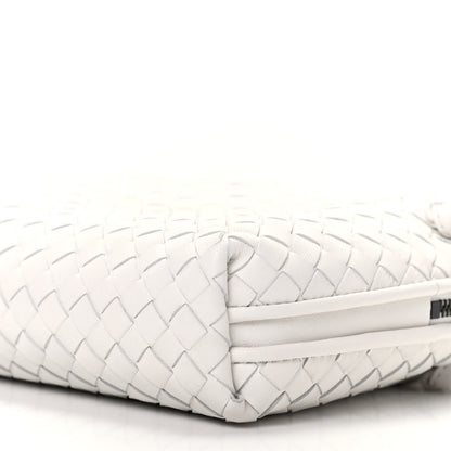 Bottega Veneta Nappa Intrecciato Nodini Crossbody Messenger White 7 of 9