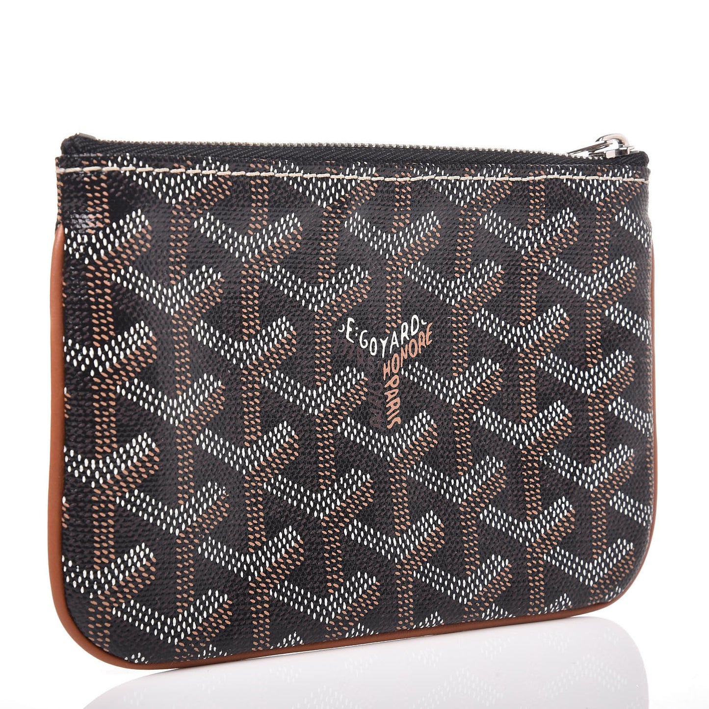 Goyardine Mini Senat Pochette Black Gold