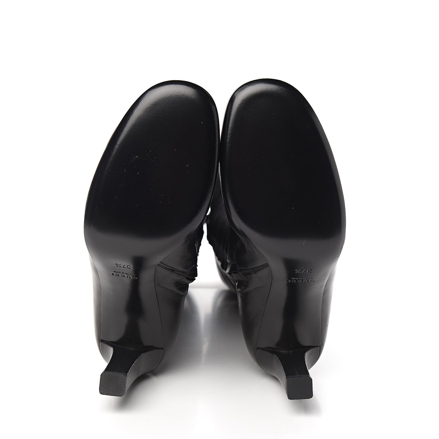 Calfskin Interlocking G Sachalin Riding Boots 37.5 Black
