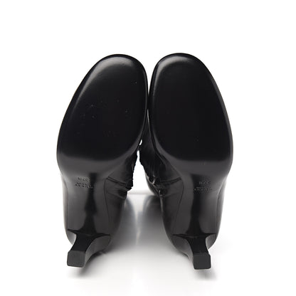Gucci Calfskin Interlocking G Sachalin Riding Boots 37.5 Black 5 of 9