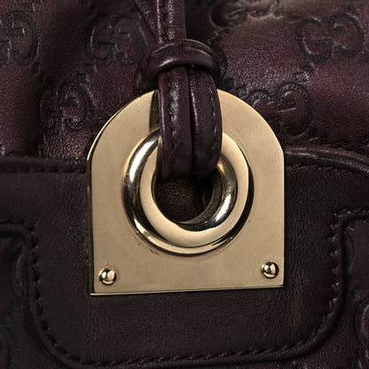 Gucci Guccissima Medium Indy Top Handle Hobo Dark Brown 16 of 16