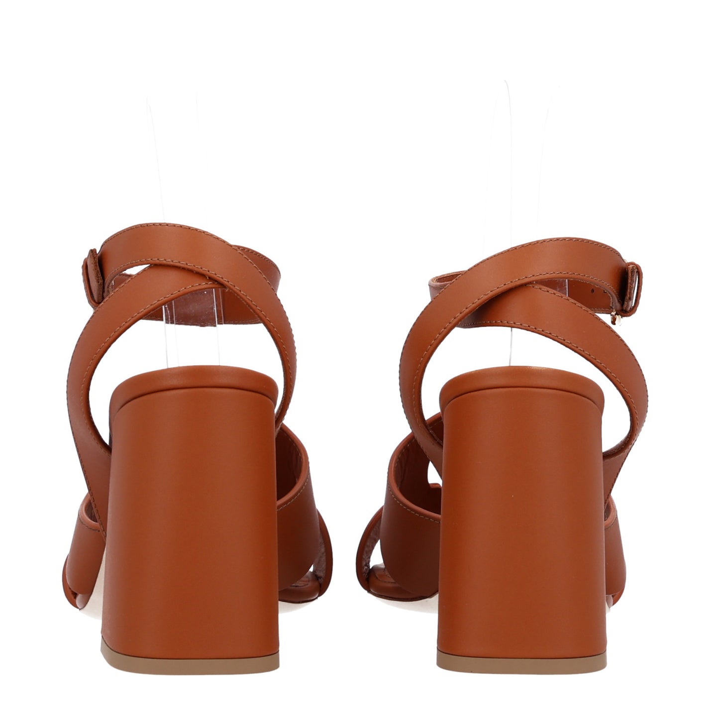 Calfskin LV Isola Sandals 40 Cognac