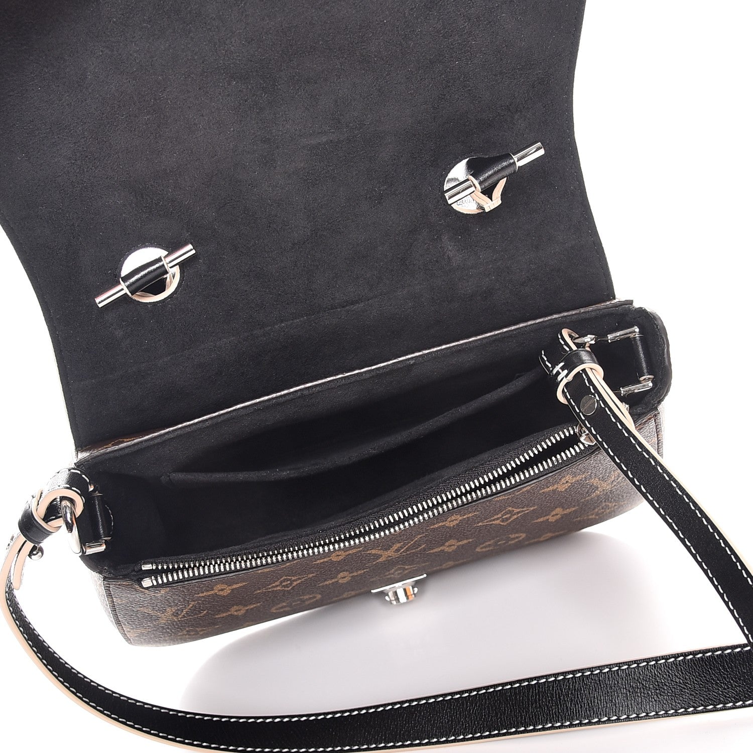 Louis Vuitton Calfskin Monogram Chain It Bag PM Black 5 of 8