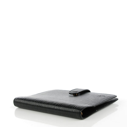Louis Vuitton Epi Small Ring Agenda Cover Black 4 of 7