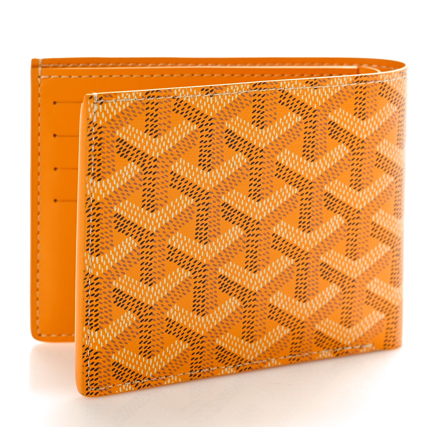 Goyard Goyardine Victoire Bi-Fold Wallet Yellow 3 of 8