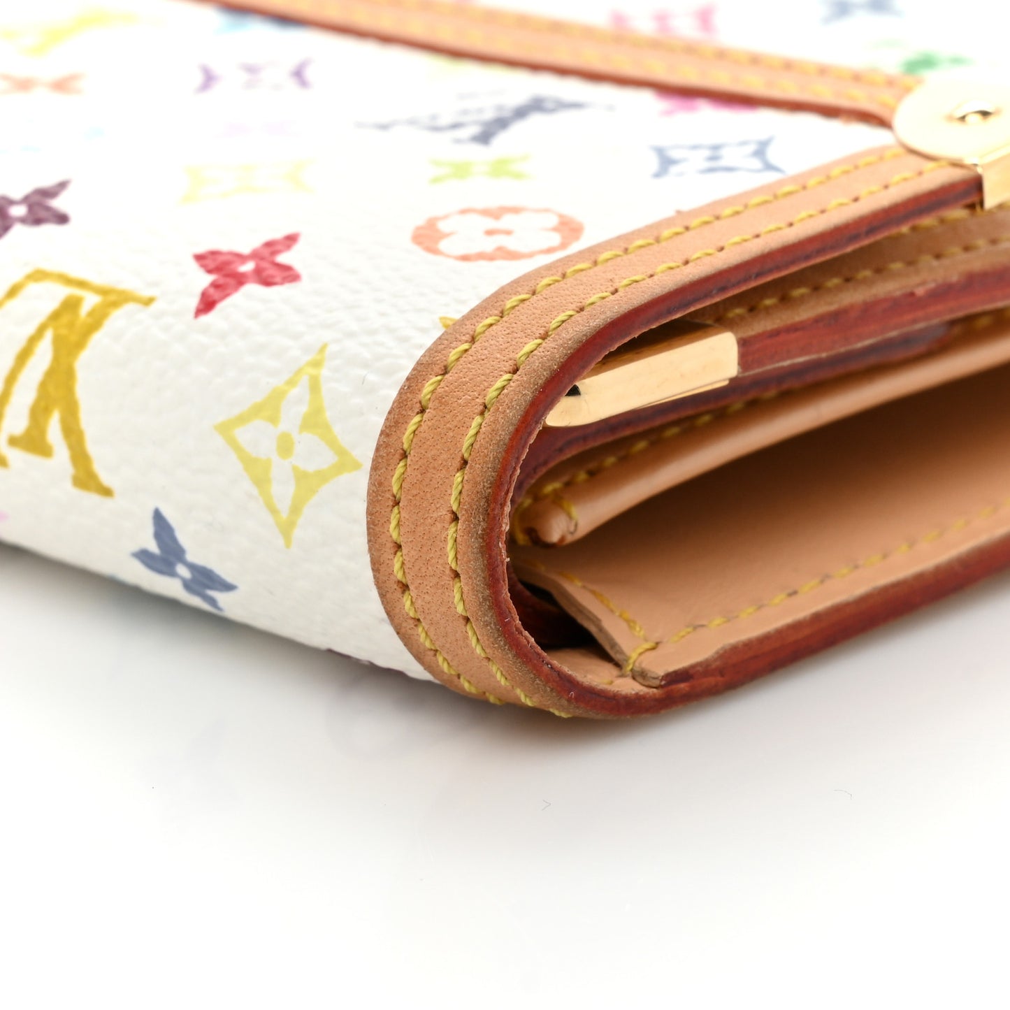 Monogram Multicolor Porte Tresor International Wallet White