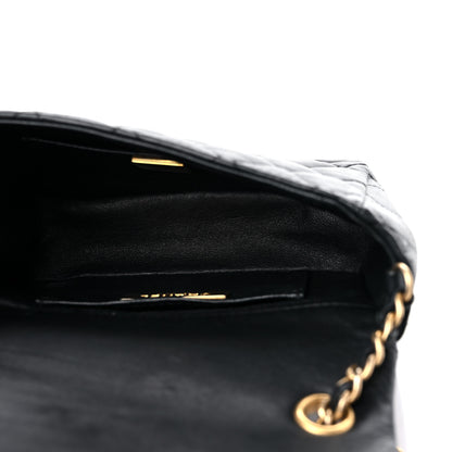 Chanel Lambskin Quilted Crystal CC Mini Flap Black 5 of 13