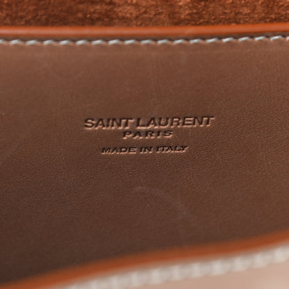 Saint Laurent Smooth Vintage Calfskin Monogram Medium Kaia Satchel Gold 6 of 12